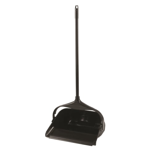 Rubbermaid Executive Series Lobby Pro Dust Pan With Long Handle, Black